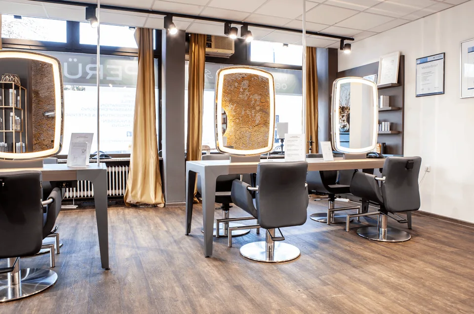 Blick in den Salon am Brunnenweg 43a in Tempelsee